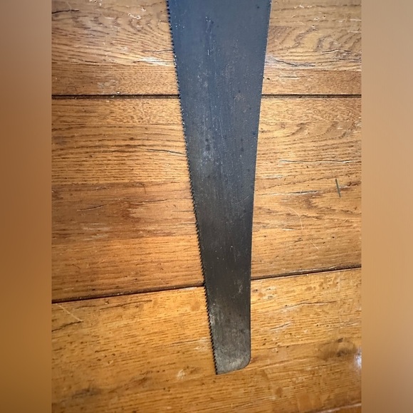 Antique Wood Handle Saw Vintage Rusty‎ Collectible 80’s Retro - Picture 4 of 8
